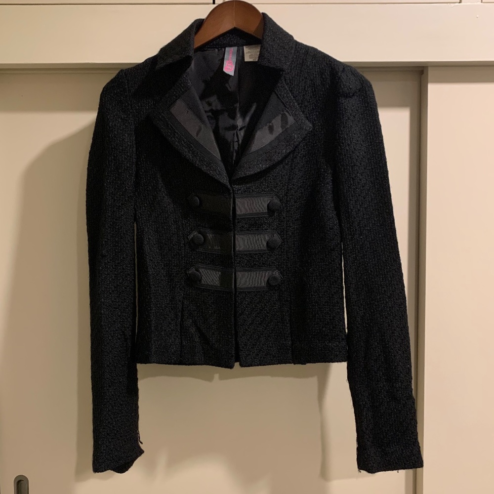 Black Military Styler Blazer